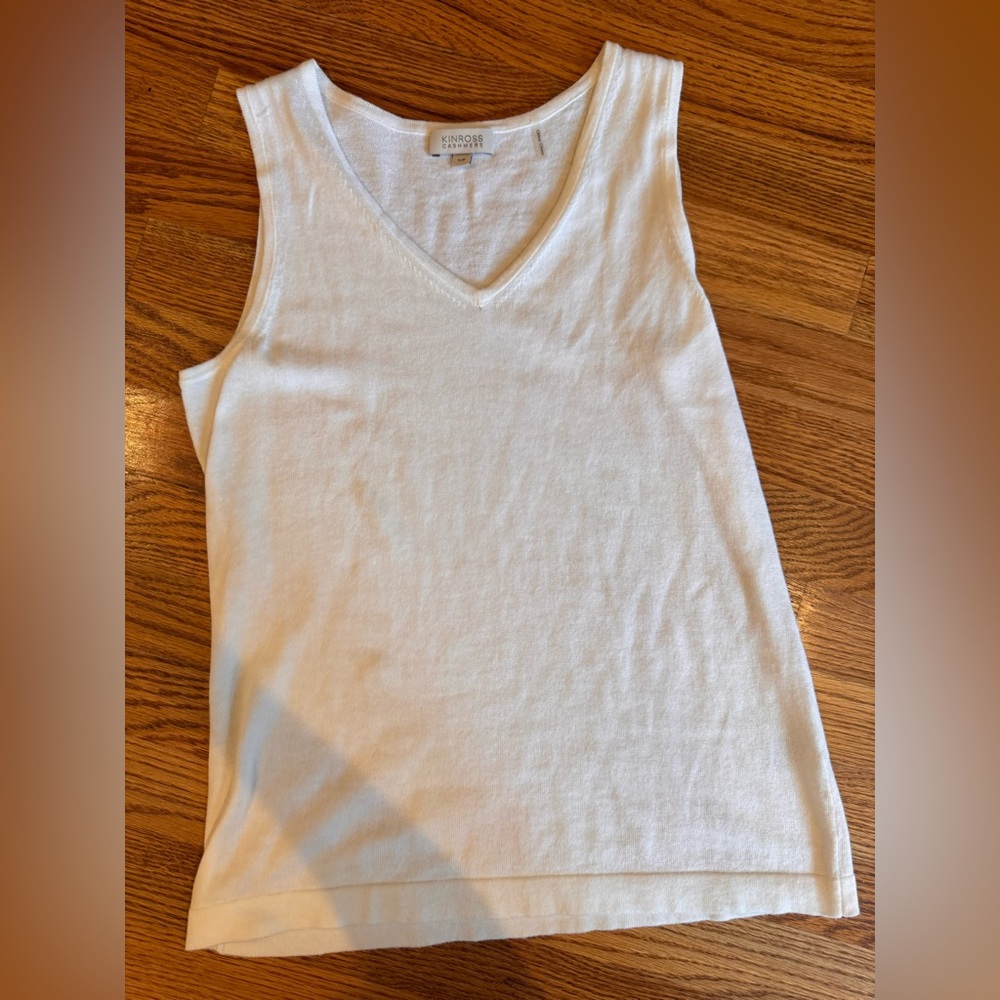 Cashmere tank top